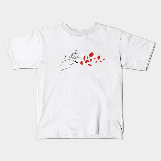 exo love shot Kids T-Shirt by KPOPBADA